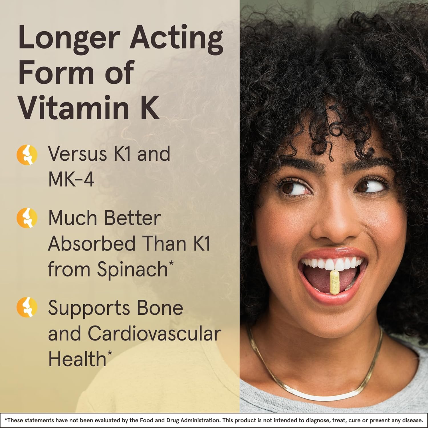 Jarrow Formulas MK-7 90 mcg Softgels - Vitamin K2 Supplement for Bone & Heart Health - 120 Servings - Gluten Free Formula