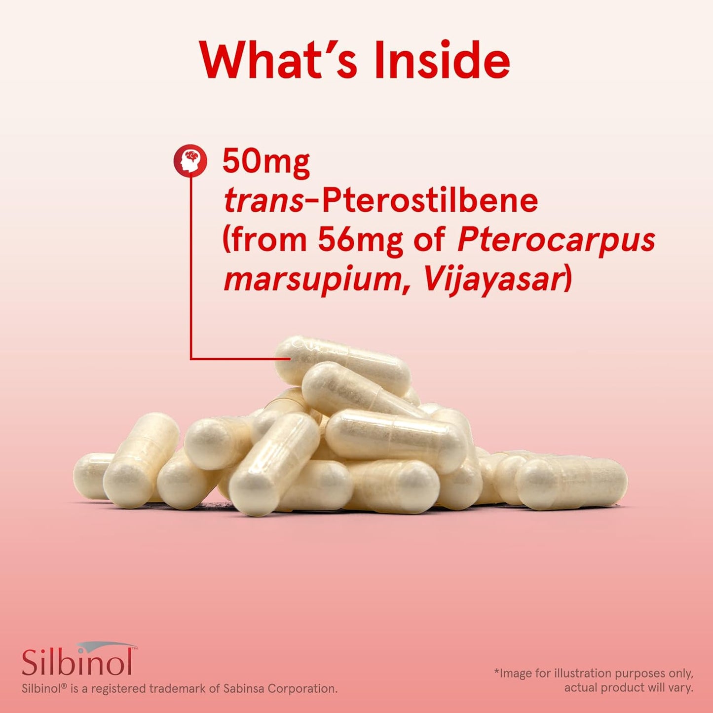 Jarrow Formulas Pterostilbene 50mg Capsules - Antioxidant Support for Healthy Aging - 60 Day Supply - Pack of 12