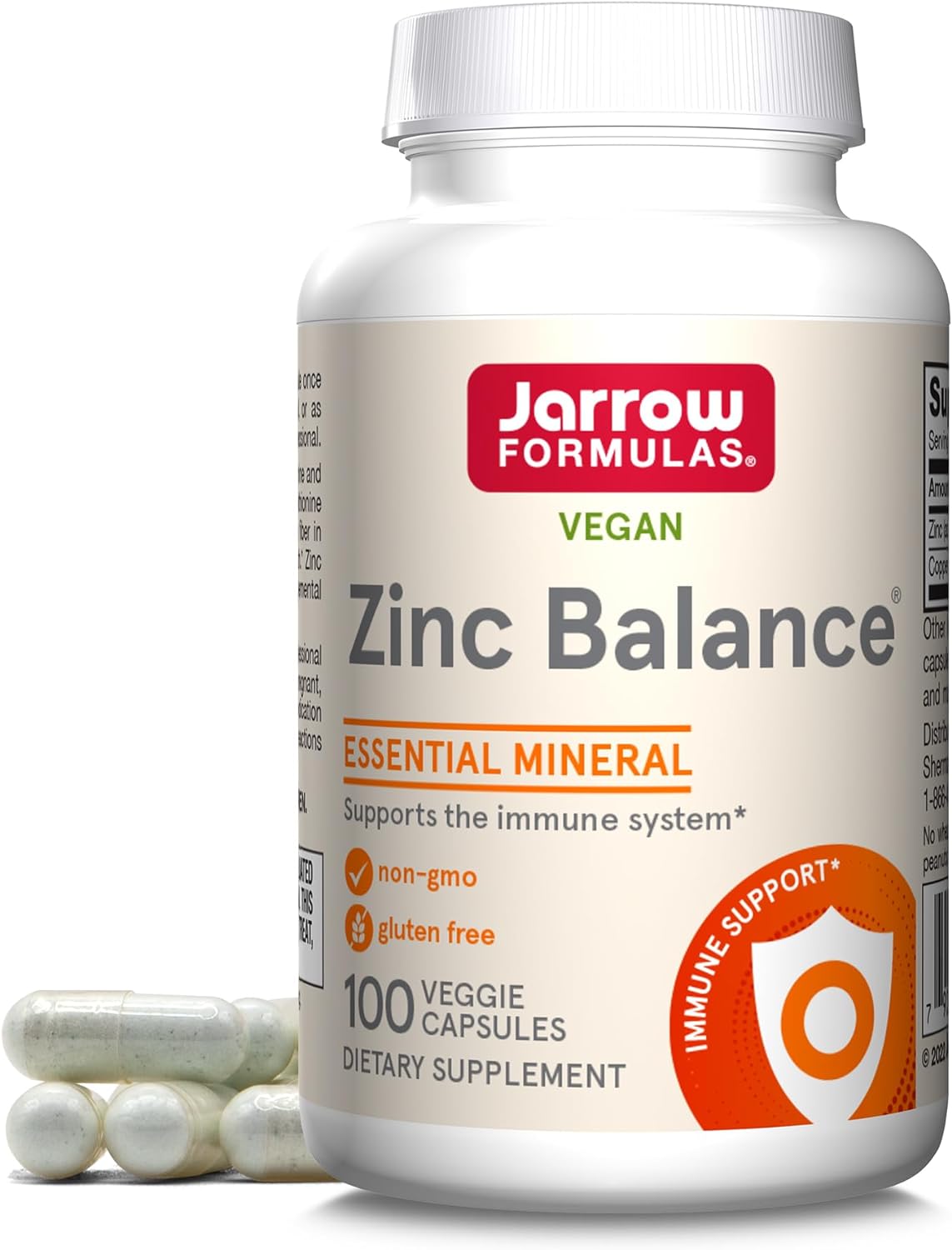 Jarrow Formulas Zinc Balance 15 mg + Copper Immune Support Bundle with N-A-C 500 mg Antioxidant Supplement