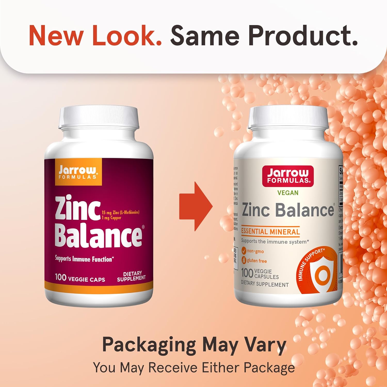 Jarrow Formulas Zinc Balance 15 mg + Copper Immune Support Bundle with N-A-C 500 mg Antioxidant Supplement