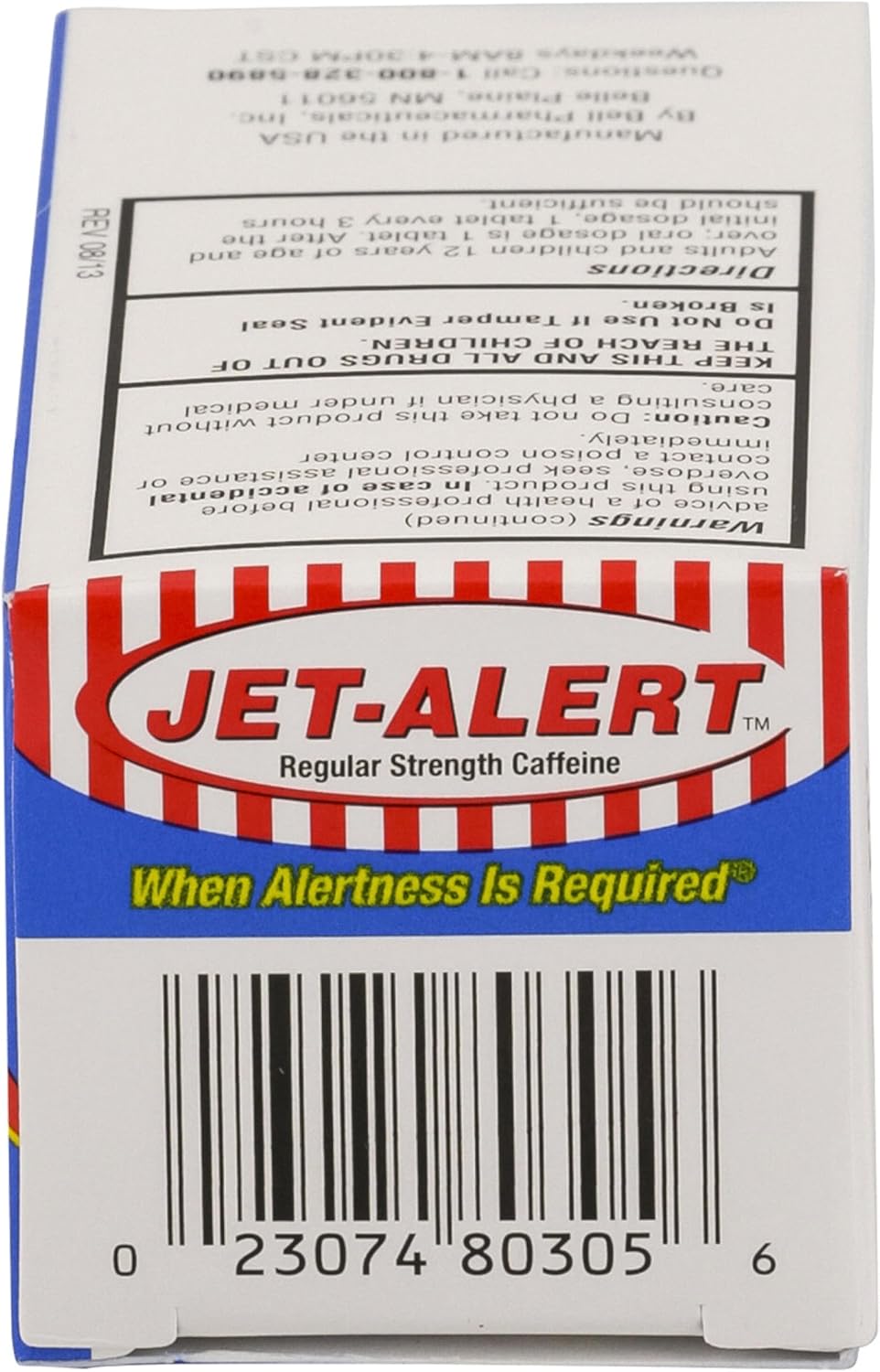 Jet-Alert 100 MG Caffeine Tablets 120 Count - 4 Pack for Energy Boost