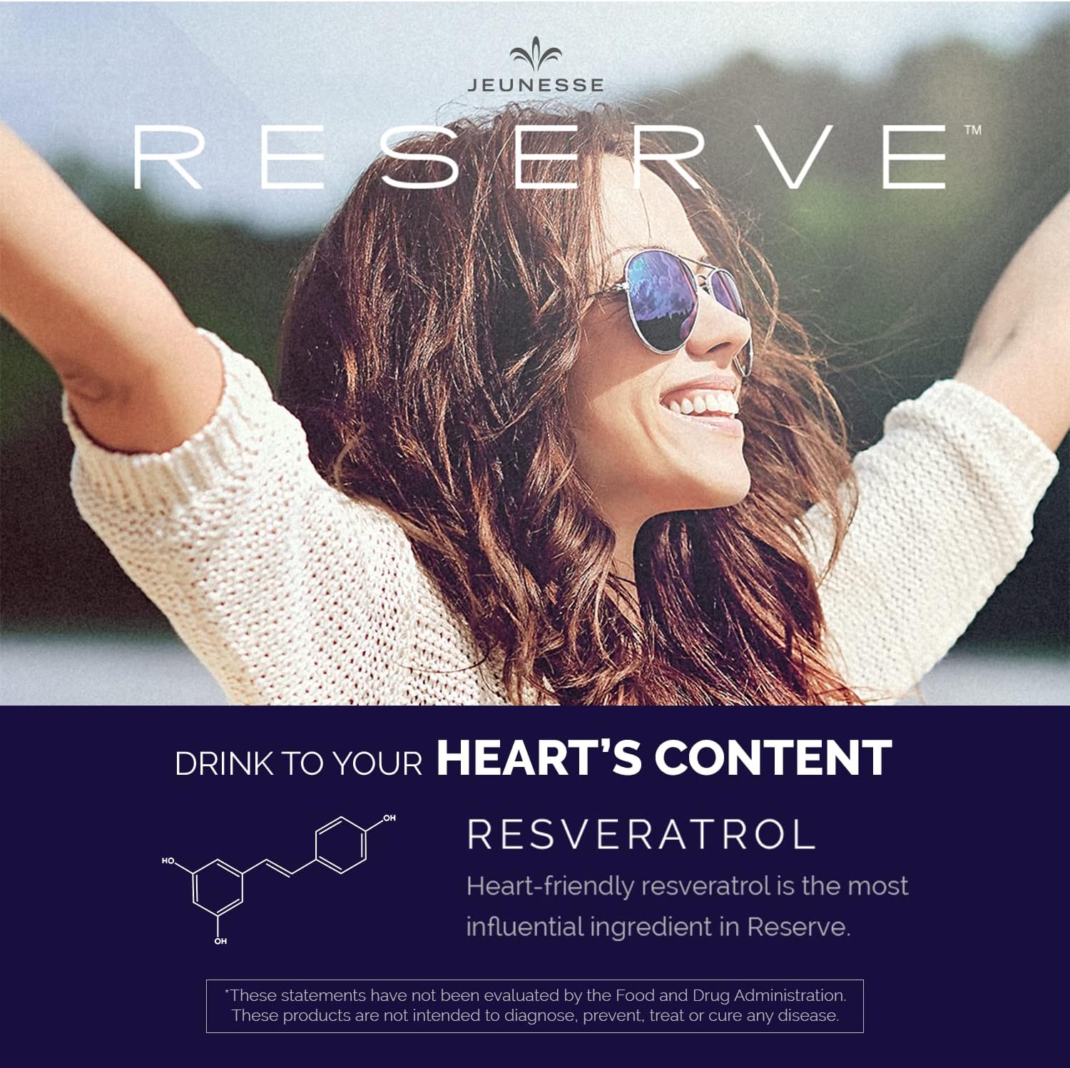 Jeunesse Global Reserve Antioxidant Fruit Blend Supplement, 60 Packets, 30ml Each, Pack of 2