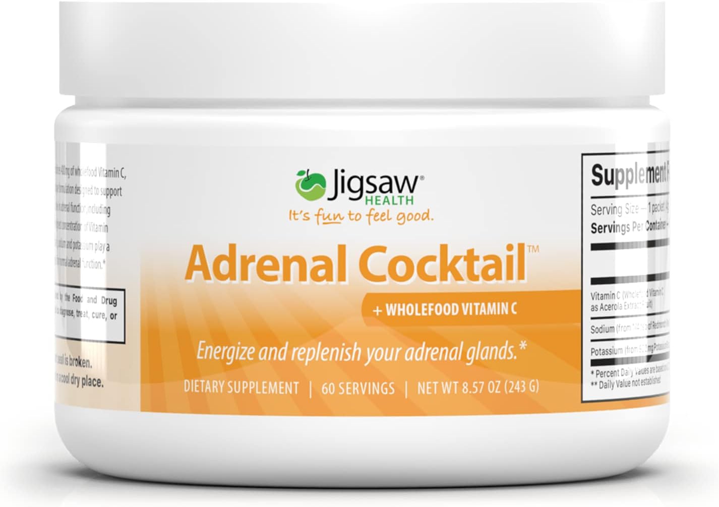 Jigsaw Health Adrenal and Potassium Bundle - Blue Raspberry, 60 Servings