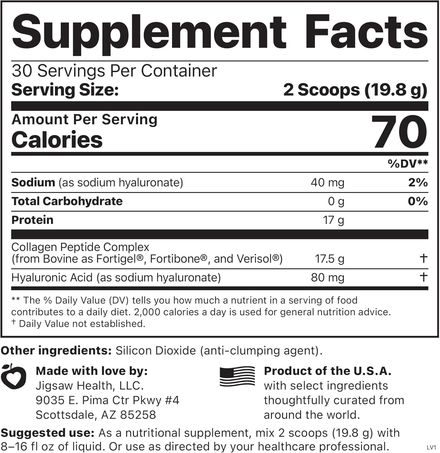 Jigsaw Health Adrenal Cocktail and Collagen Boost Bundle for Nutritional Support