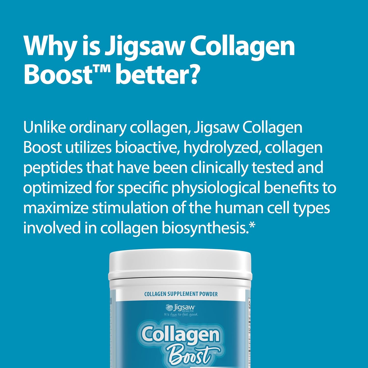 Jigsaw Health Adrenal Cocktail and Collagen Boost Bundle for Nutritional Support