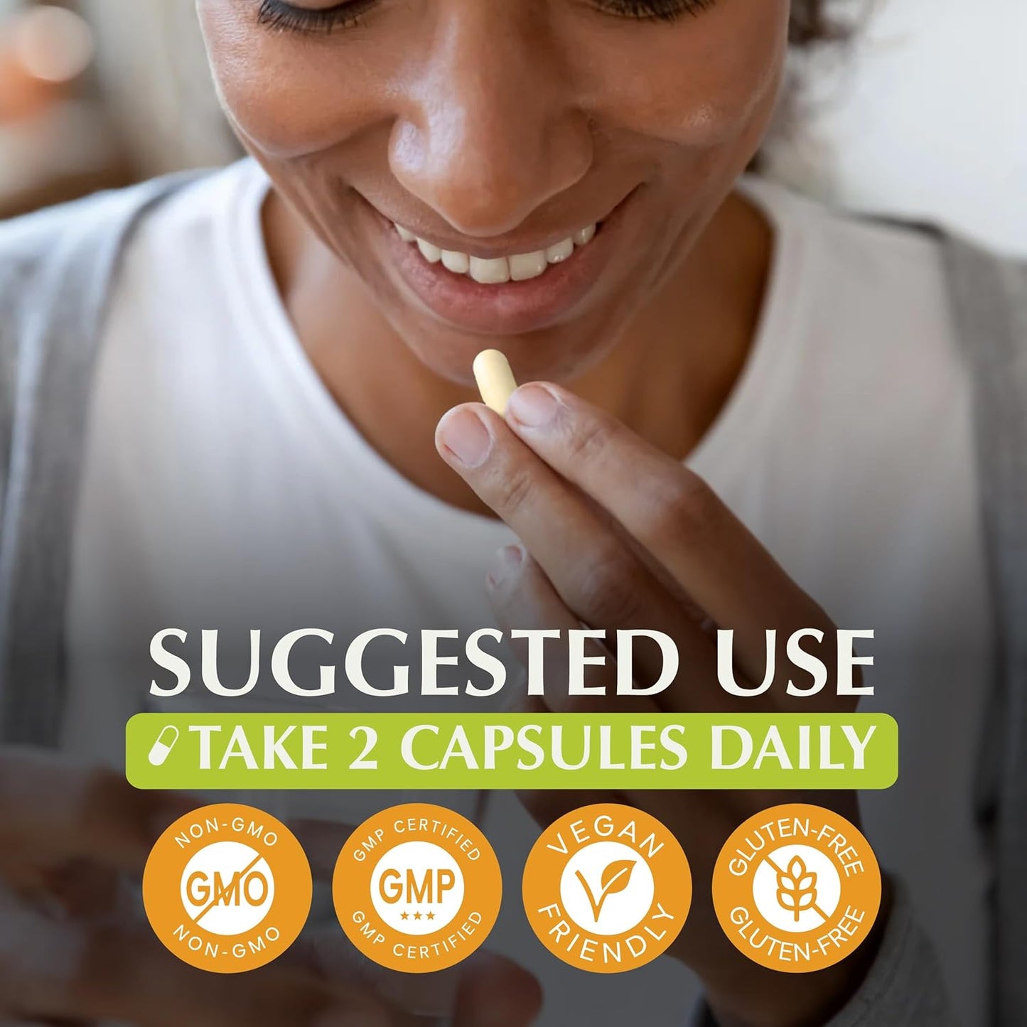 Jiva Botanicals Shatavari Root Powder Extract Capsules 1200mg - Women's Health Support Supplement - Asparagus Racemosus Herb - 120 Capsules