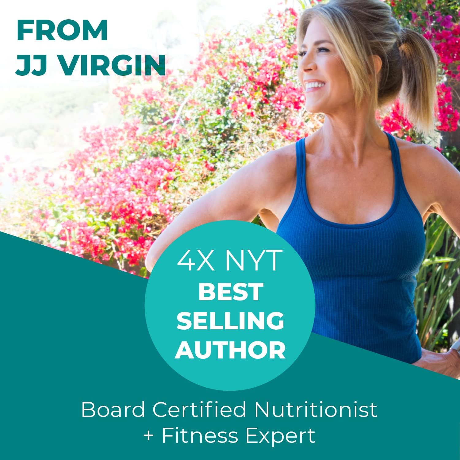 JJ Virgin Amino Power Powder: Essential Amino Acids with Alpha-Ketoglutarate for Workout & Energy - Fruit Punch Flavor, 30 Servings