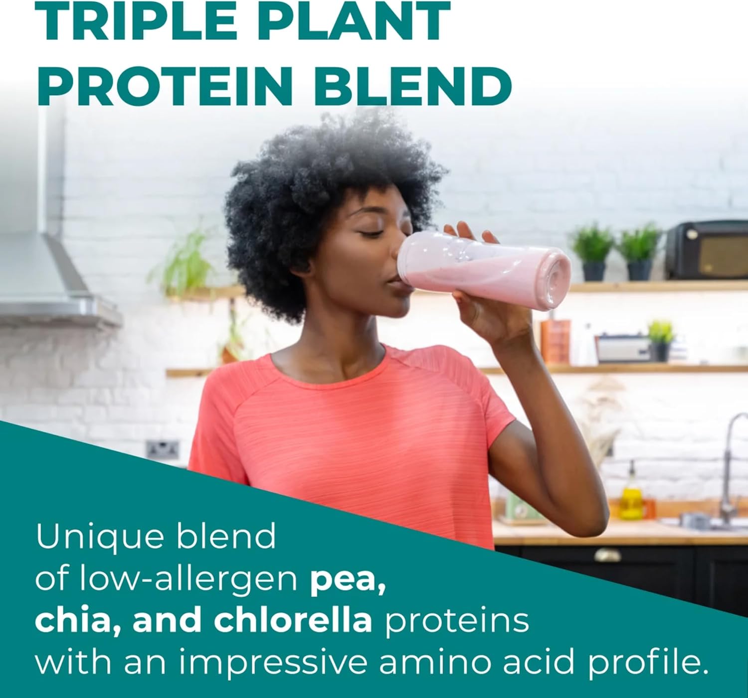 JJ Virgin Vanilla Plant-Based All-in-One Shake with 22g of Protein | Plant Protein Powder with Vitamins, Minerals, Greens & Aminos | 30 Servings