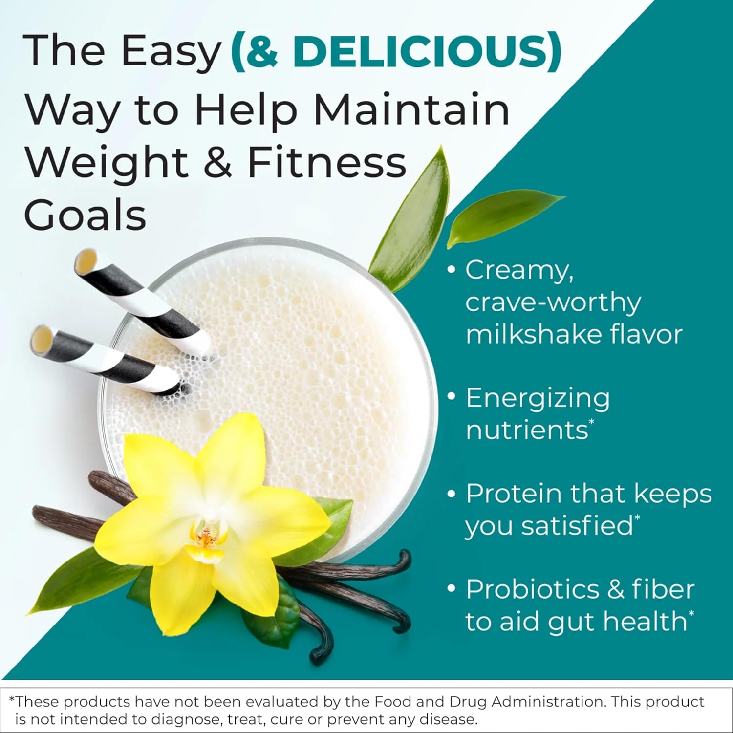 JJ Virgin Vanilla Plant-Based All-in-One Shake with 22g of Protein | Plant Protein Powder with Vitamins, Minerals, Greens & Aminos | 30 Servings