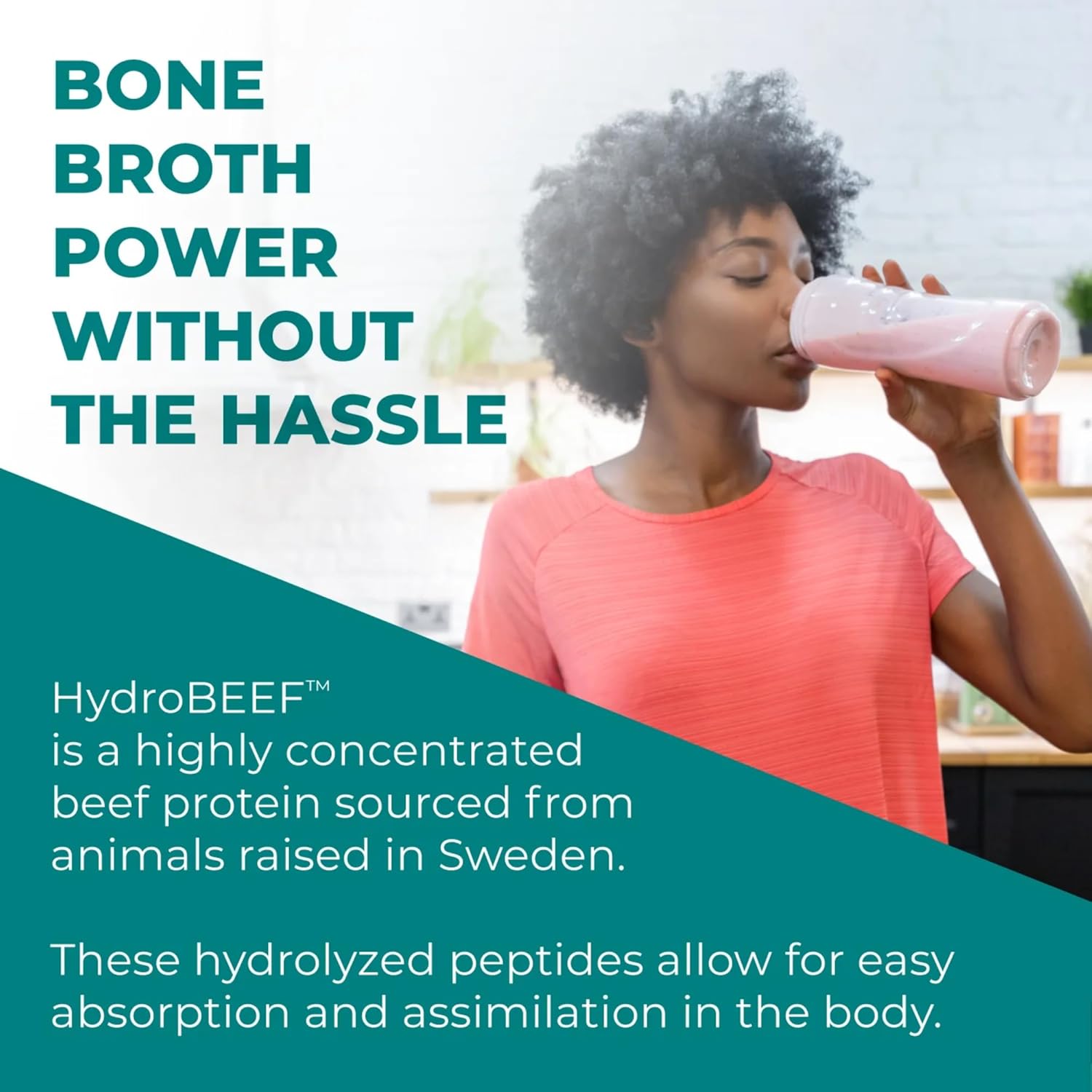 JJ Virgin's Chocolate Paleo All-in-One Shake: 20G Beef Protein, Gluten-Free, Dairy-Free, Packed with Vitamins & Minerals - 30 Servings