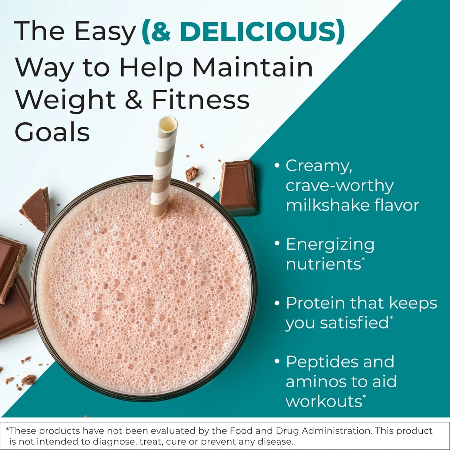 JJ Virgin's Chocolate Paleo All-in-One Shake: 20G Beef Protein, Gluten-Free, Dairy-Free, Packed with Vitamins & Minerals - 30 Servings