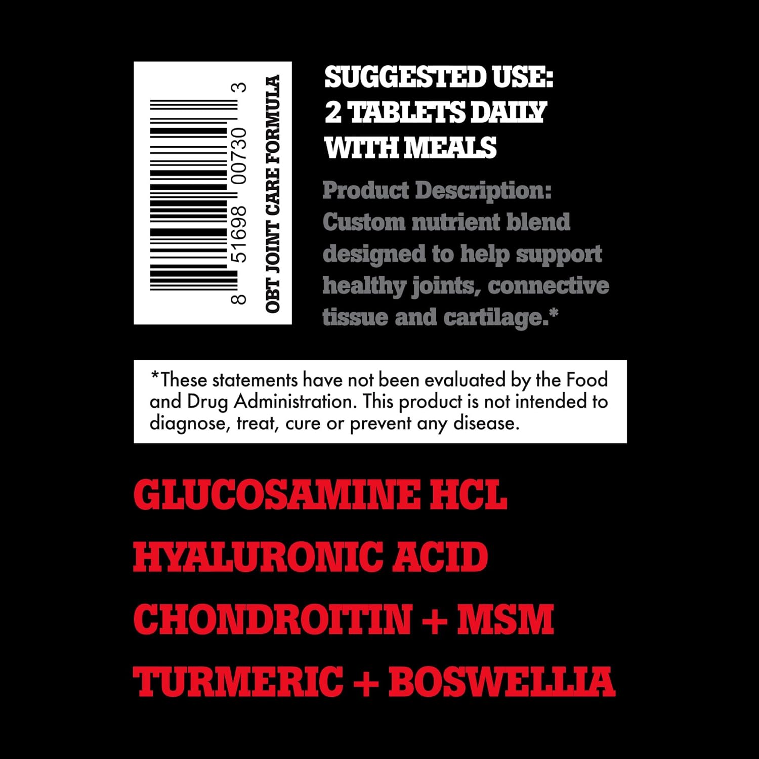 Joint Care Supplement for Aging Bones - Old Bones Therapy Formula