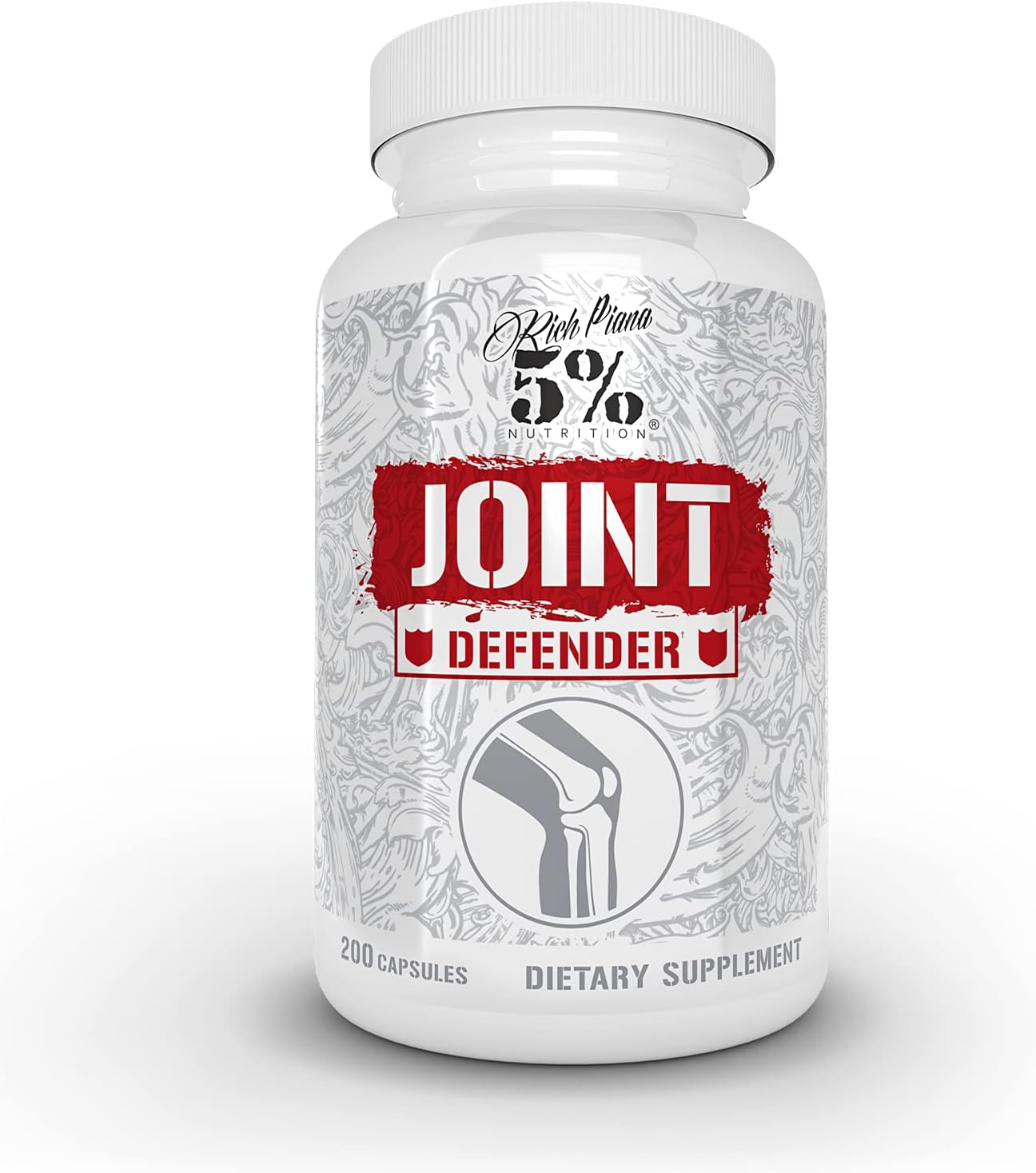 Joint Defender Supplement for Maximum Support - Collagen, Glucosamine, Turmeric, MSM, Hyaluronic Acid - 200 Capsules