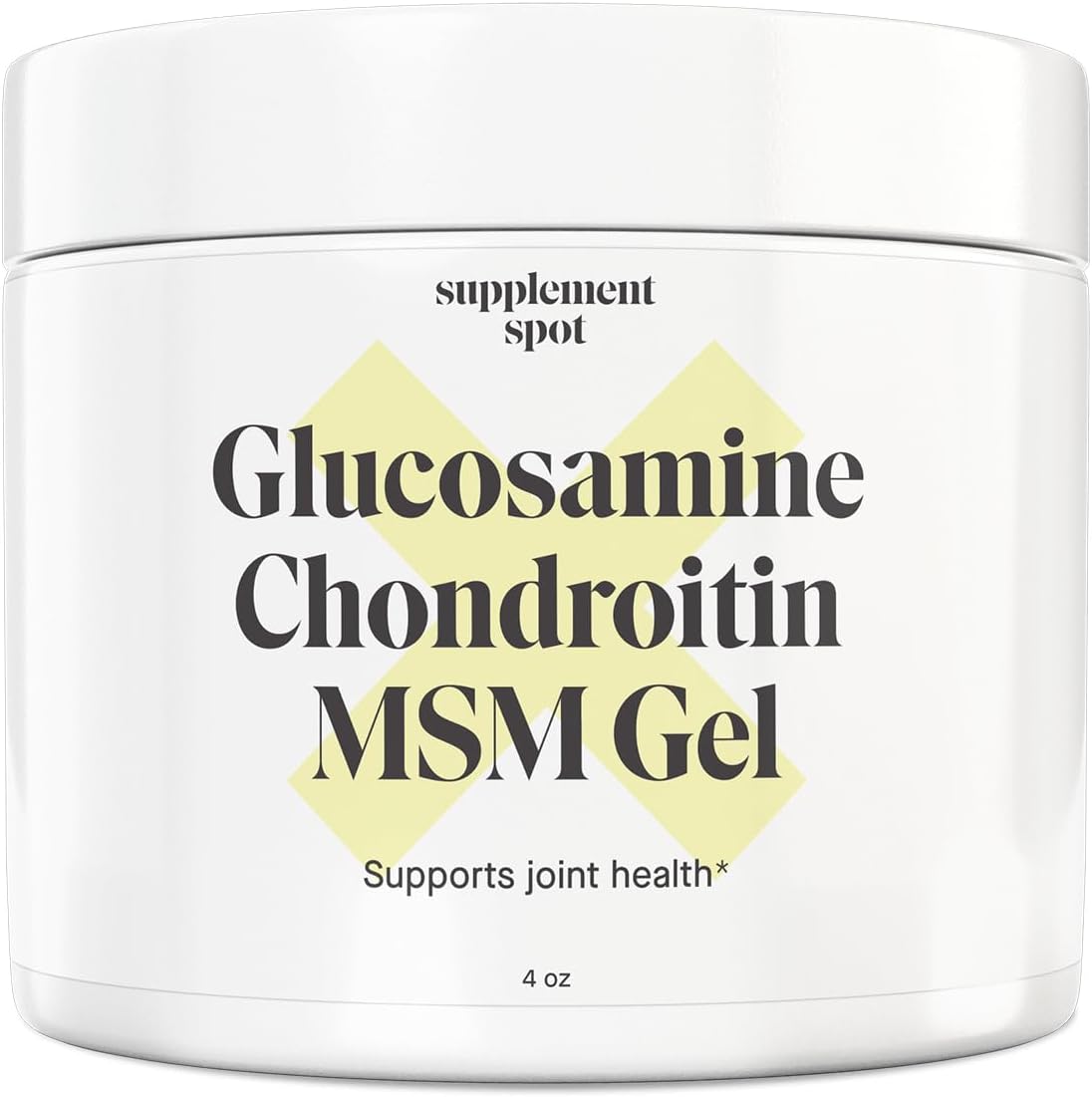 Joint Health Gel with Glucosamine, Chondroitin, MSM & Bromelain - 4 oz (90 Day Supply) for Men & Women