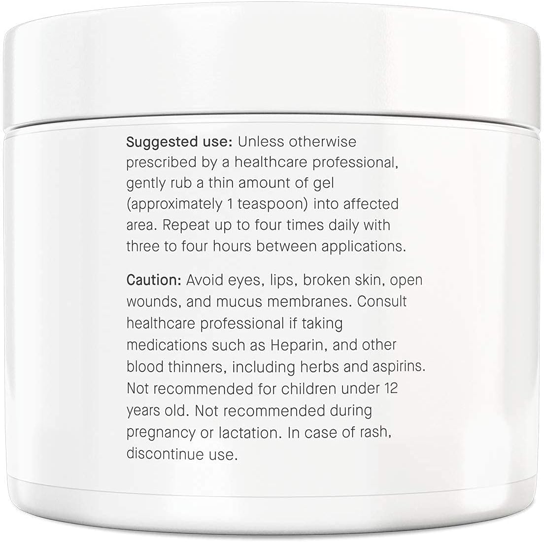 Joint Health Gel with Glucosamine, Chondroitin, MSM & Bromelain - 4 oz (90 Day Supply) for Men & Women