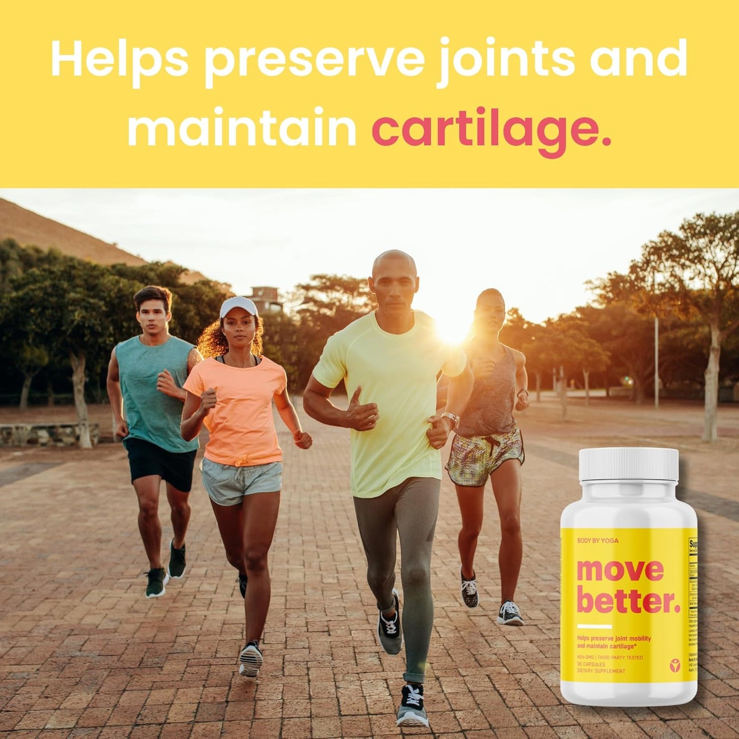 Joint Health Supplements for Women and Men | Supports Mobility, Cartilage Repair | MSM Chondroitin Glucosamine | 90 Capsules