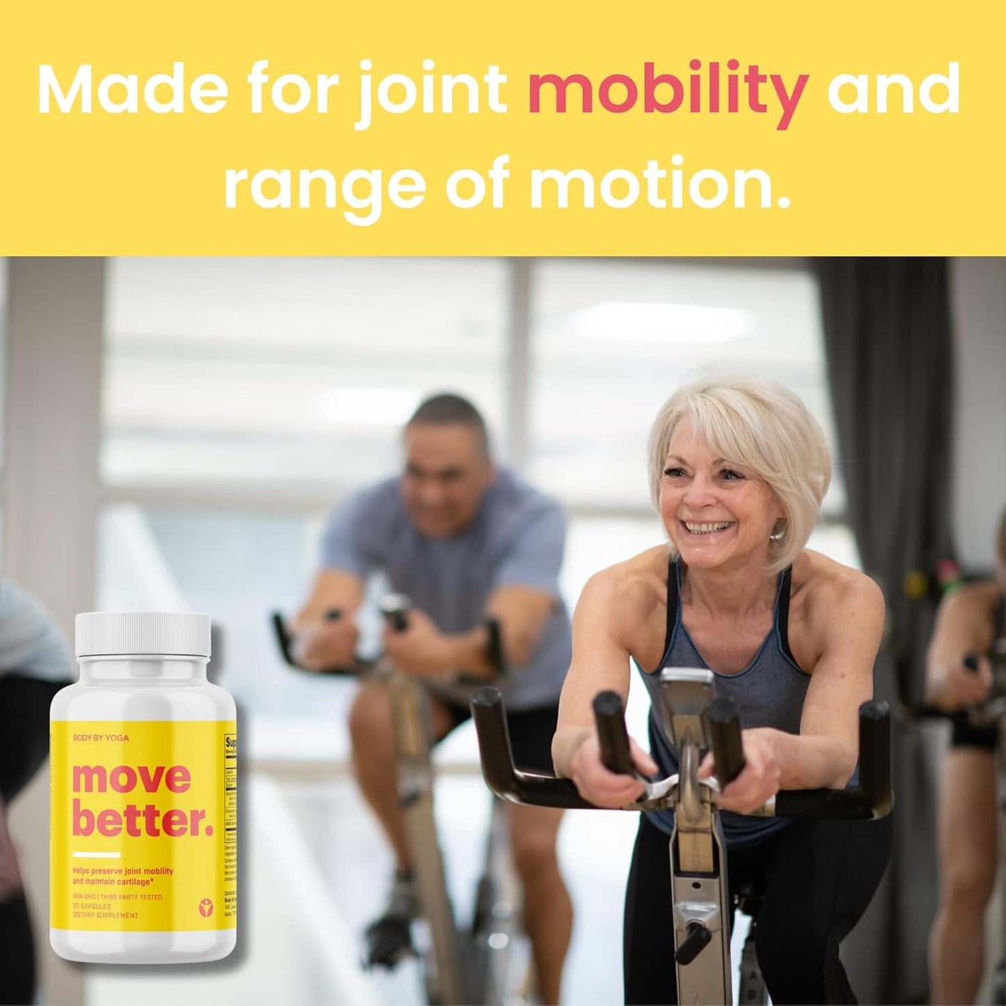 Joint Health Supplements for Women and Men | Supports Mobility, Cartilage Repair | MSM Chondroitin Glucosamine | 90 Capsules