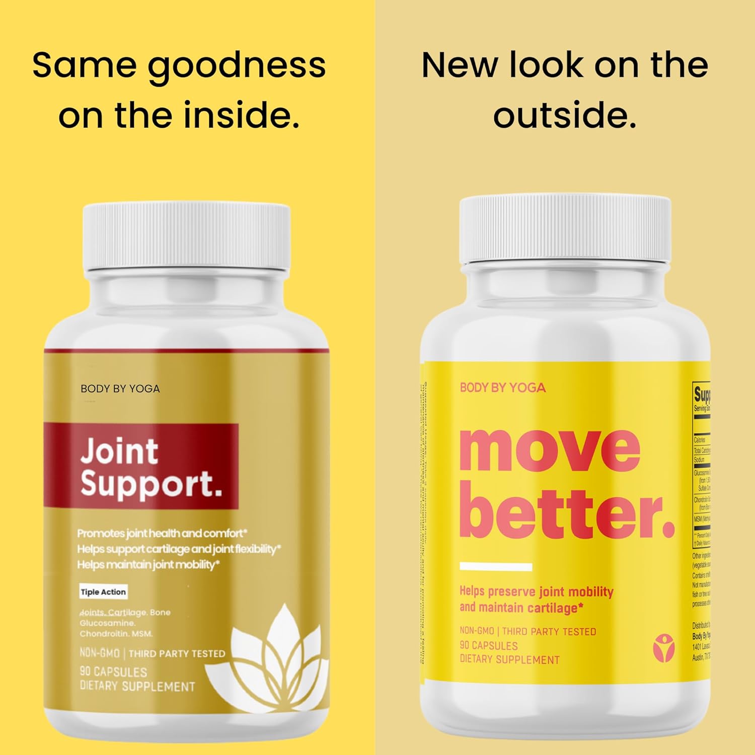 Joint Health Supplements for Women and Men | Supports Mobility, Cartilage Repair | MSM Chondroitin Glucosamine | 90 Capsules