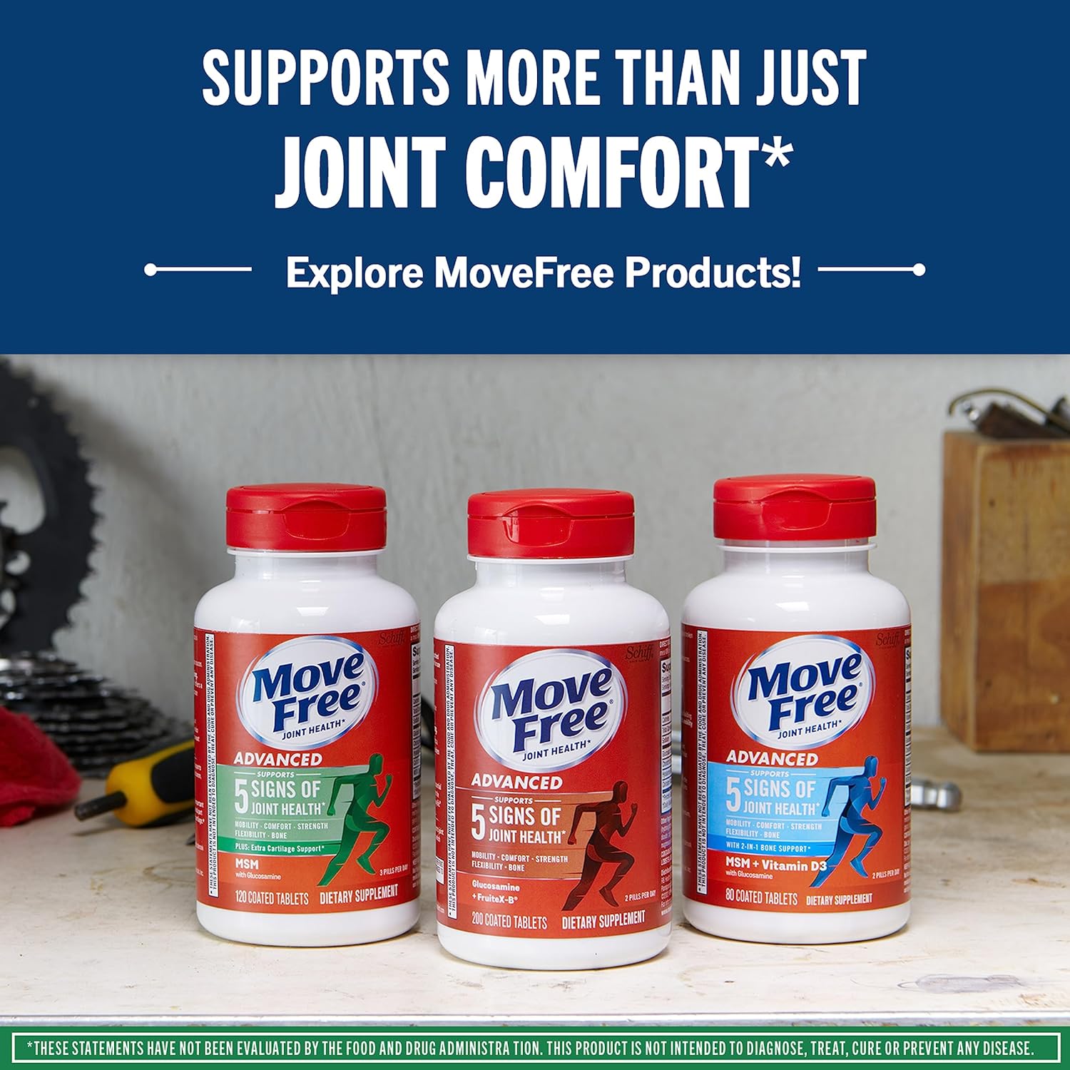 Joint Support Supplement for Mobility & Strength - 120 Tablets