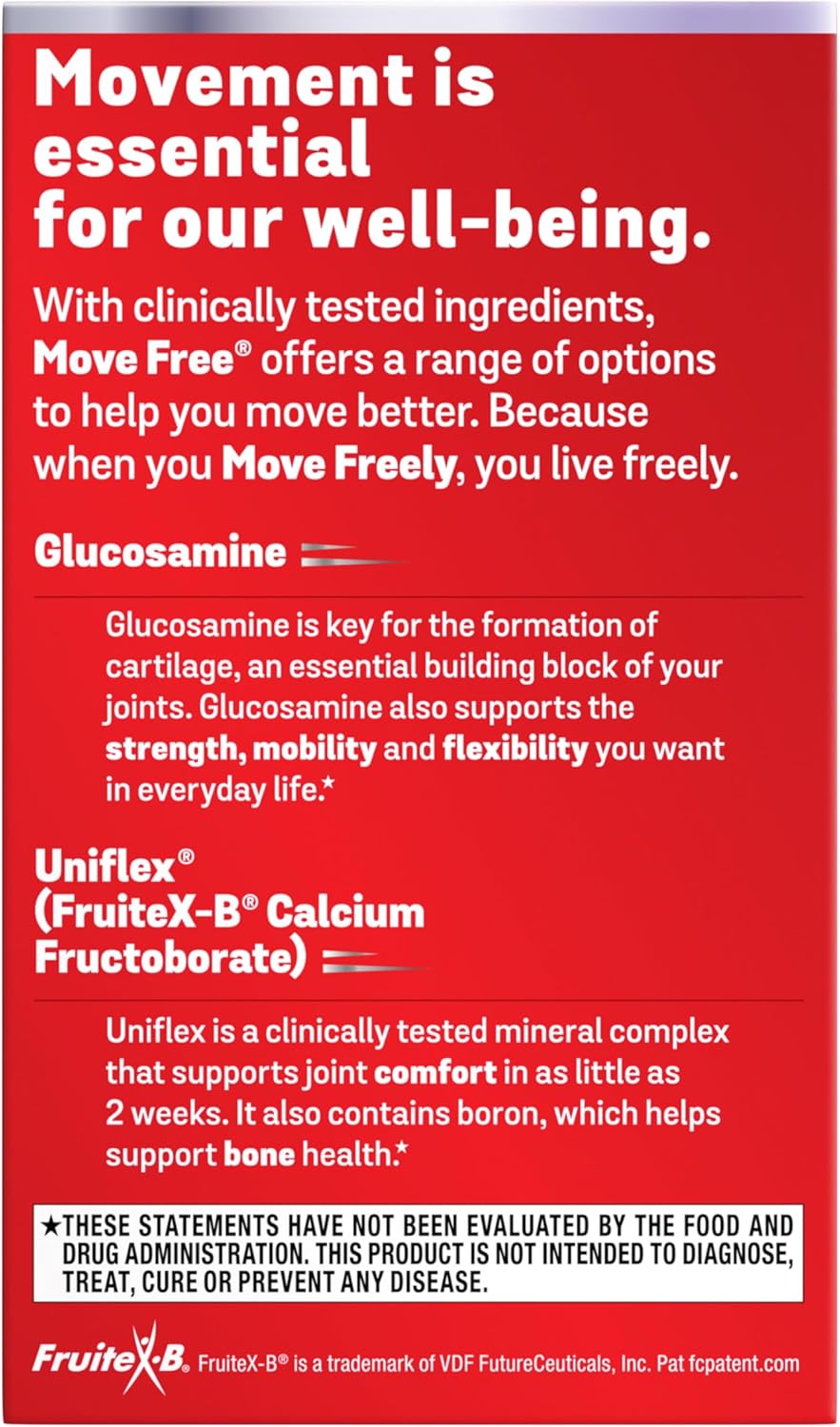 Joint Support Supplement with Glucosamine, Chondroitin, Calcium Fructoborate - 160 Tablets for Mobility & Bone Strength