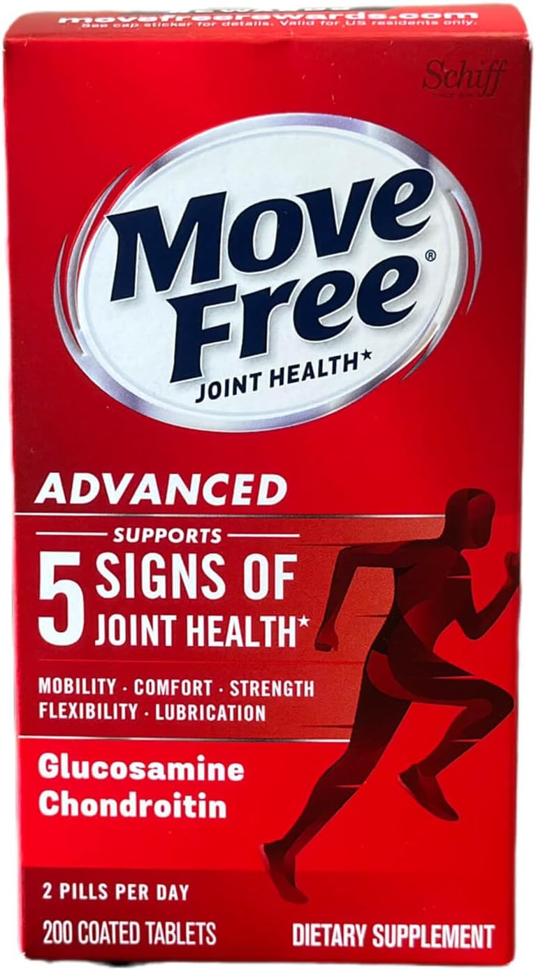 Joint Support Supplement with Glucosamine, Chondroitin, Calcium Fructoborate - 200 Tablets for Mobility, Comfort, and Strength