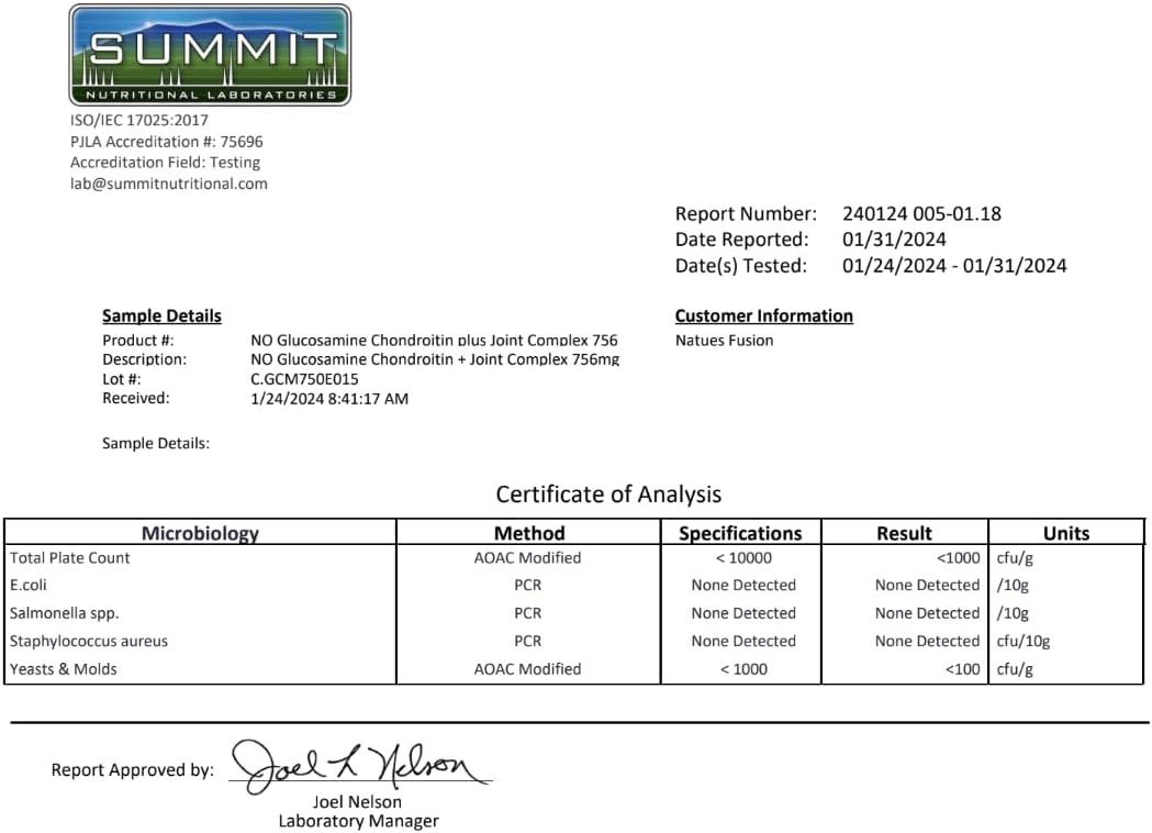 Joint Support Supplement with Glucosamine, Chondroitin, MSM, Turmeric, Boswellia - 120 Capsules - Supports Healthy Bones - with Hyaluronic Acid