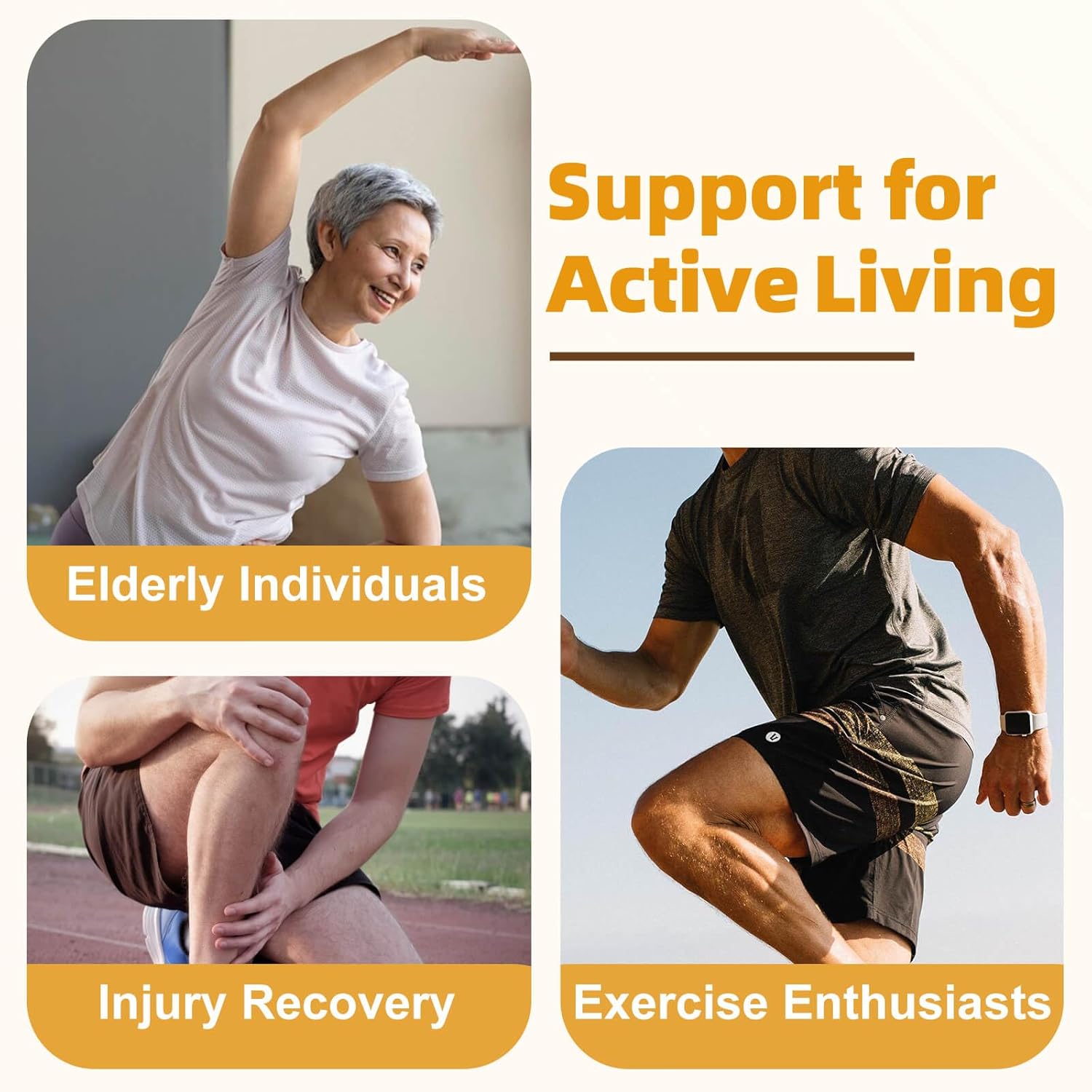 Joint Support Supplement with Glucosamine, Chondroitin, MSM, Turmeric & Boswellia - 120 Capsules for Joint Health & Relief