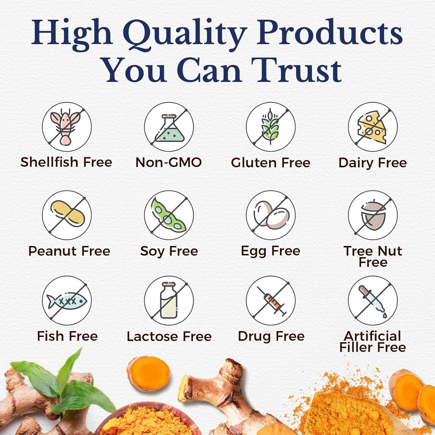 Joint Support Supplement with Glucosamine, Chondroitin, MSM, and Turmeric | 12 Ingredients for Joint Health | 240 Tablets, Shellfish-Free