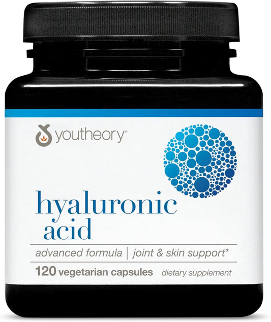 Joint Support Supplement with Hyaluronic Acid, Boswellia Extract, and Skin Health Benefits - 120 Vegetarian Capsules