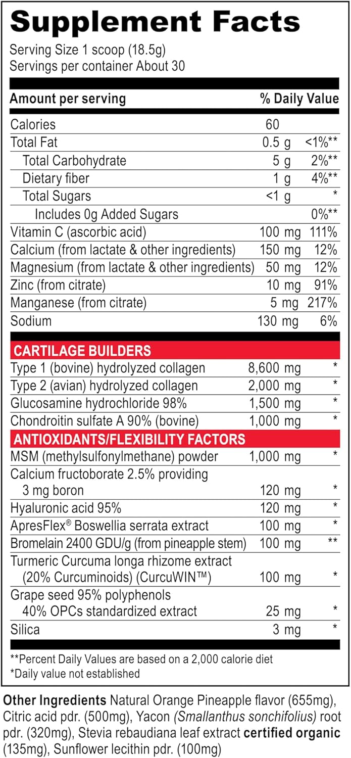 Joint Vibrance: Comprehensive Support for Joint and Cartilage Health, 30 Servings