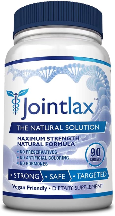 Jointlax Ultimate Joint Support Supplement - Enhance Mobility with Glucosamine, Chondroitin, Turmeric, BioPerine - High Absorption - 90 Vegan Tablets