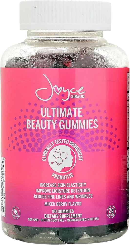 Joyce Giraud Miracle Elixir Beauty Gummies - 30-Day Supply for Hydrated Skin & Healthy Tone