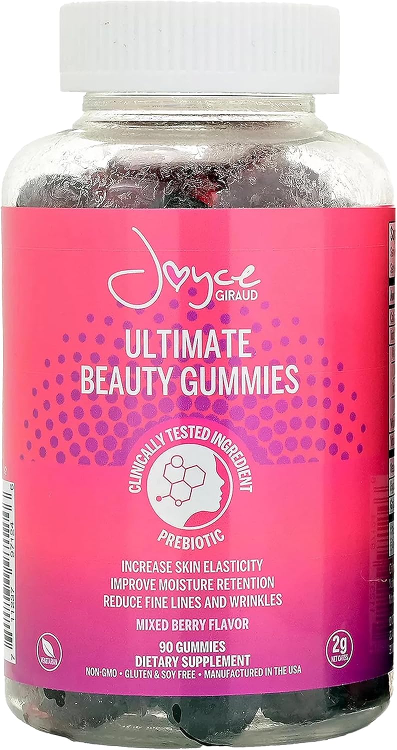 Joyce Giraud Miracle Elixir Beauty Gummies - 30-Day Supply for Hydrated Skin & Healthy Tone