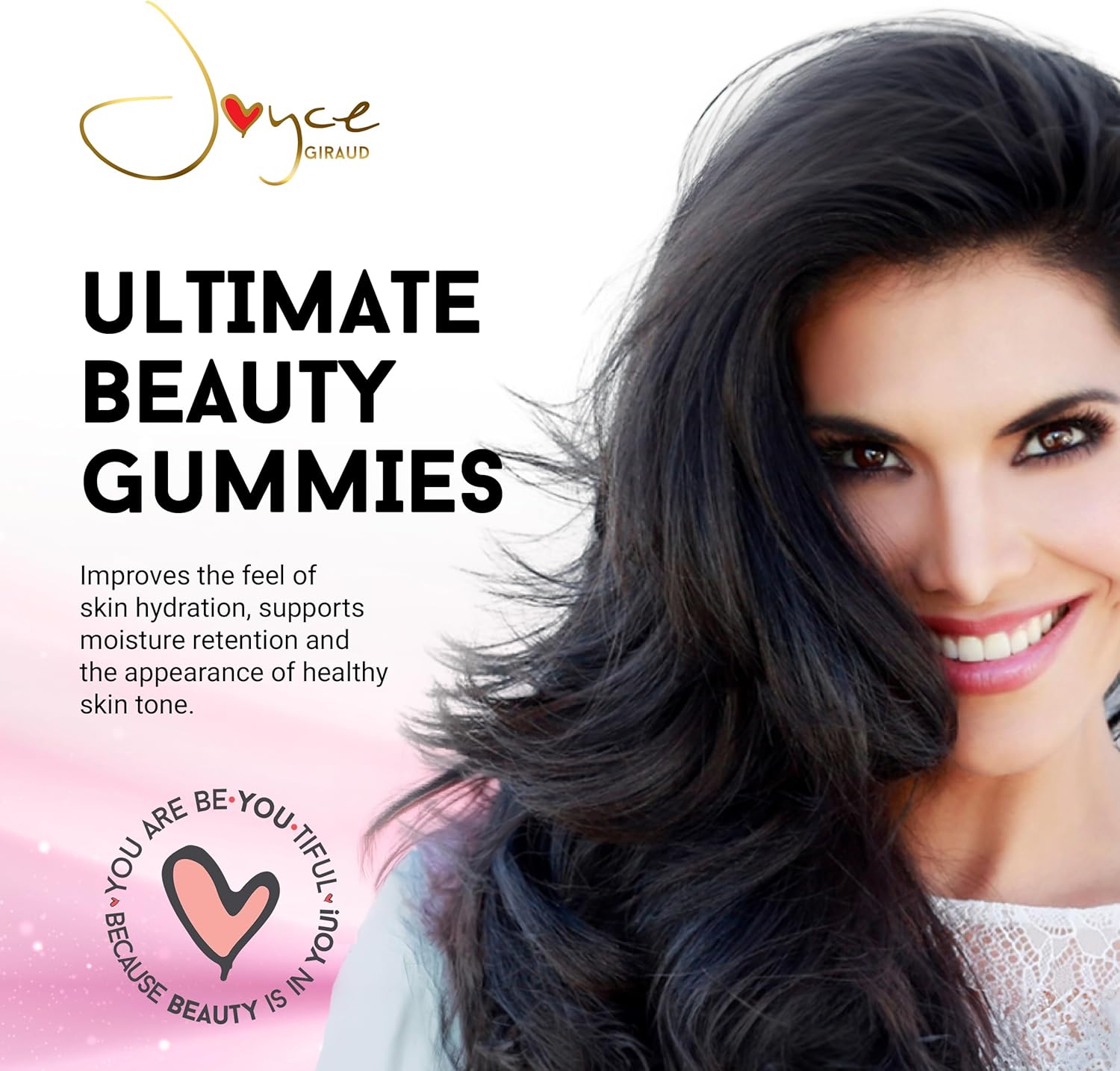 Joyce Giraud Miracle Elixir Beauty Gummies - 30-Day Supply for Hydrated Skin & Healthy Tone