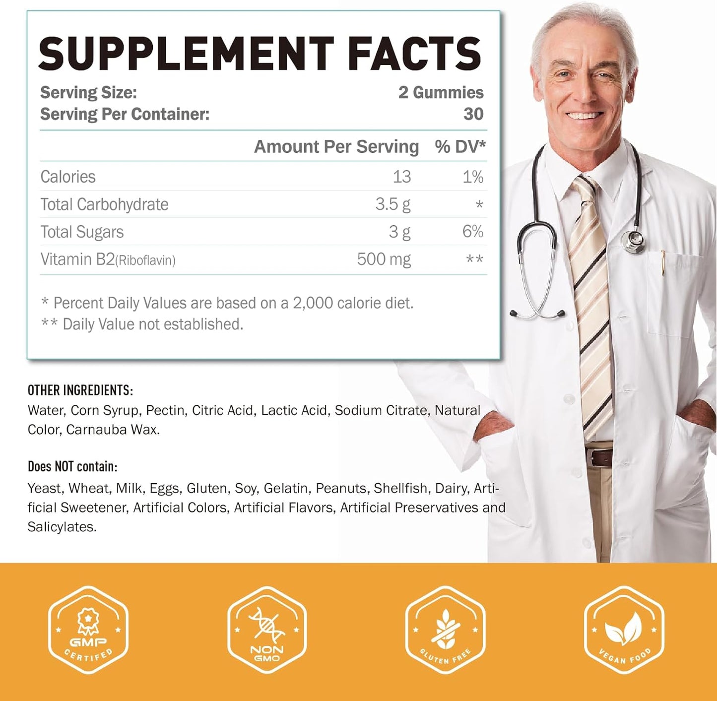 Joywiit Vitamin B2 and Soursop Graviola Gummies - Immune Support and Energy Boost Supplement