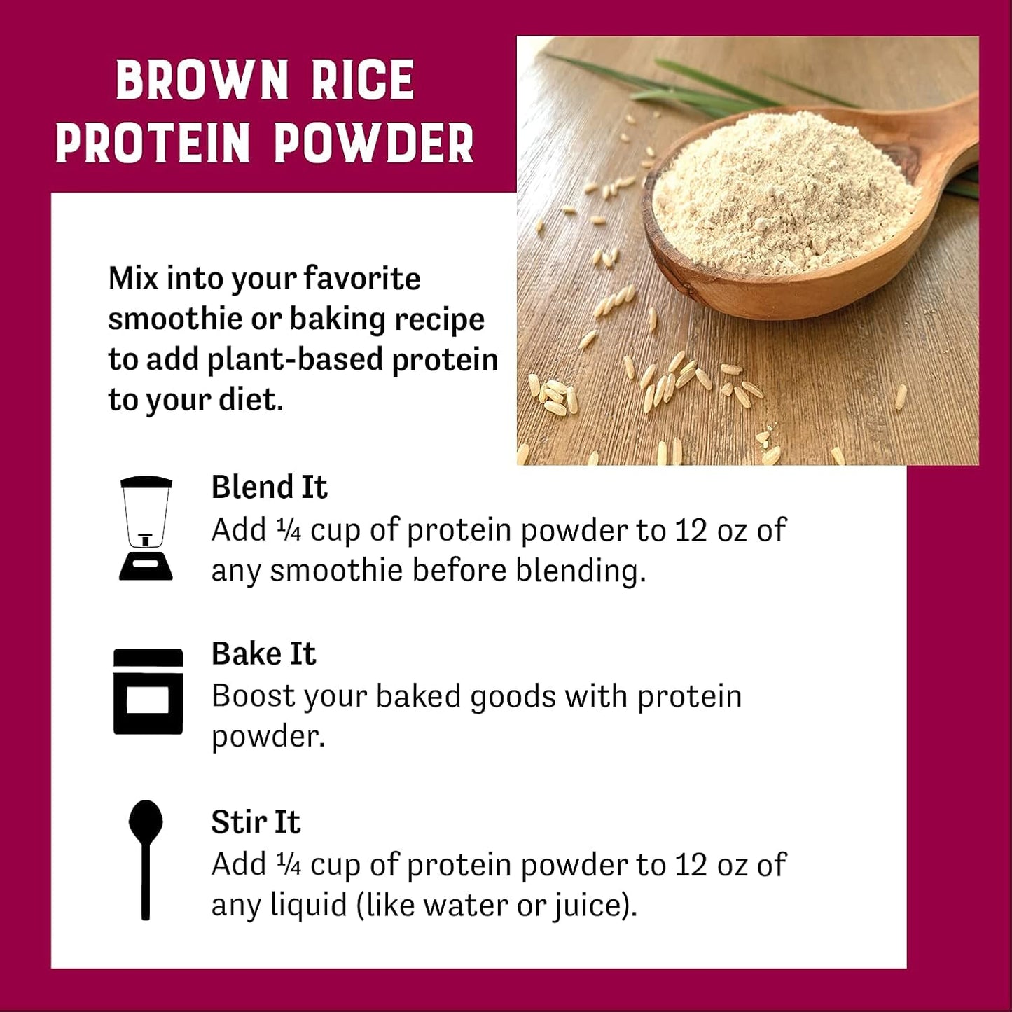 Judee's Brown Rice Protein Powder (80% Protein) 3 lb - Non-GMO, Sprouted, Keto-Friendly Plant-Based Protein - Gluten, Dairy, Soy Free