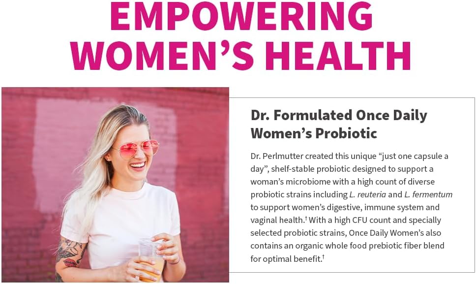 JUGLY Women's Probiotic Capsules 50 Billion CFU, 16 Strains, Organic Prebiotics, Dairy Free - Digestive, Vaginal & Immune Health - 30ct