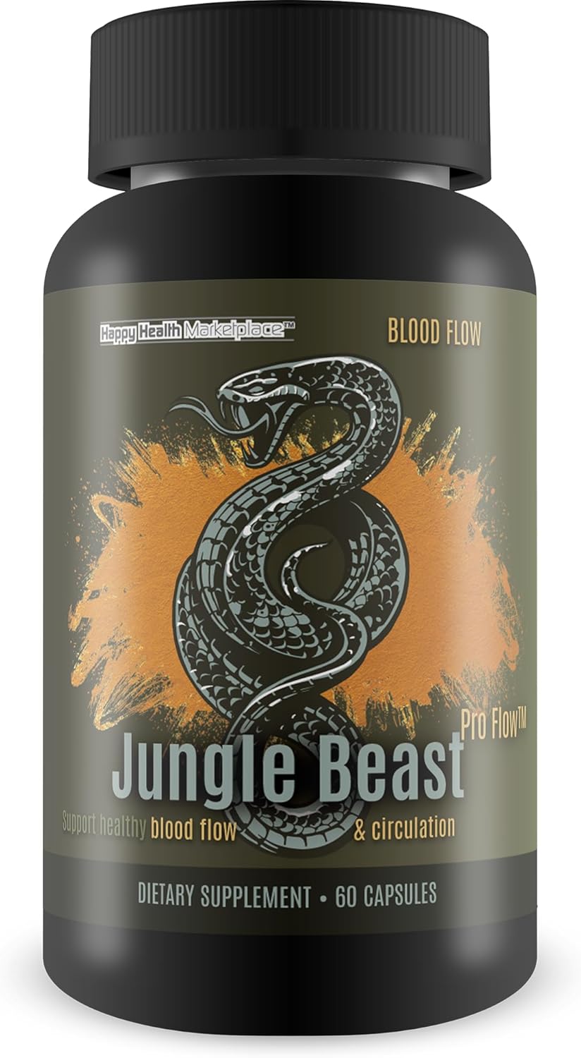 Jungle Beast Pro Flow: Premium Blood Circulation Supplement for Enhanced Nutrient Delivery
