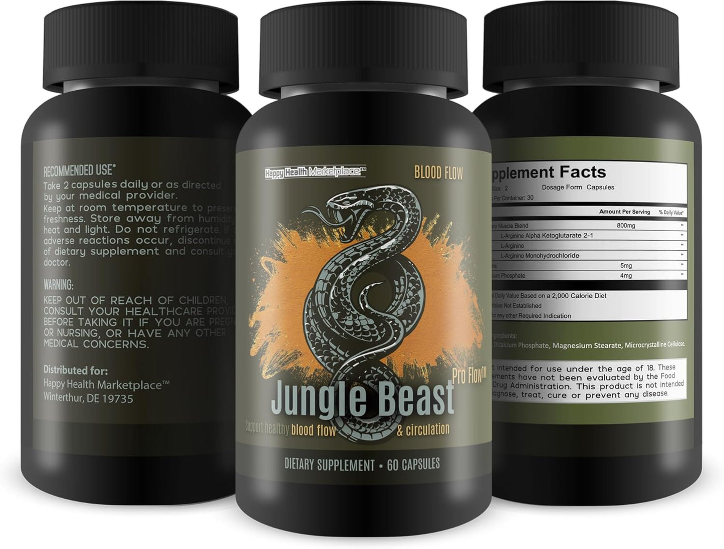 Jungle Beast Pro Flow: Premium Blood Circulation Supplement for Enhanced Nutrient Delivery