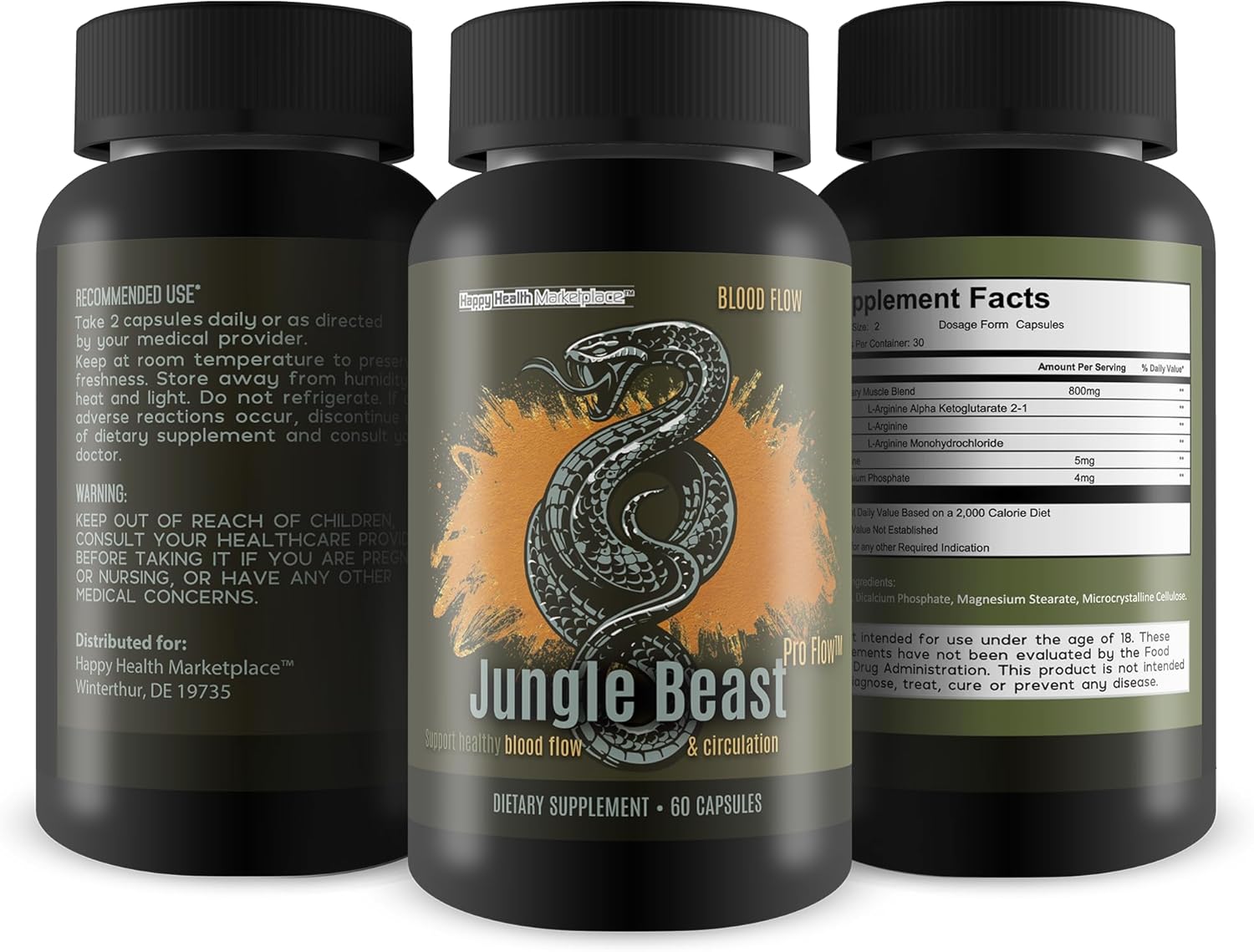 Jungle Beast Pro Flow: Premium Blood Circulation Supplement for Enhanced Nutrient Delivery