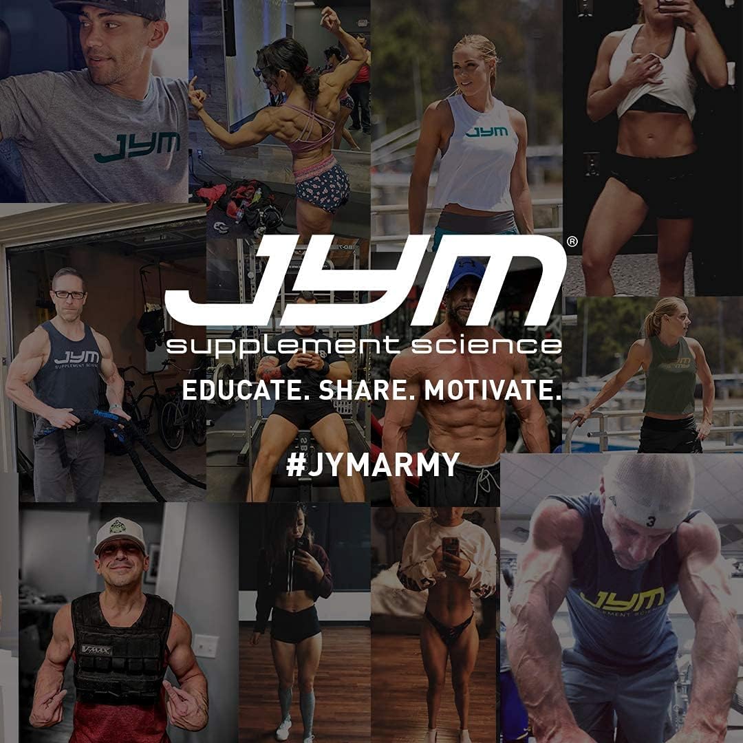 JYM Supplement Science Pre JYM Rainbow Sherbet Pre Workout Powder - Men & Women, BCAAs, Nootropics, Creatine HCI, Citrulline, Beta-Alanine, Betaine, Taurine, Huperzine - 20 Servings