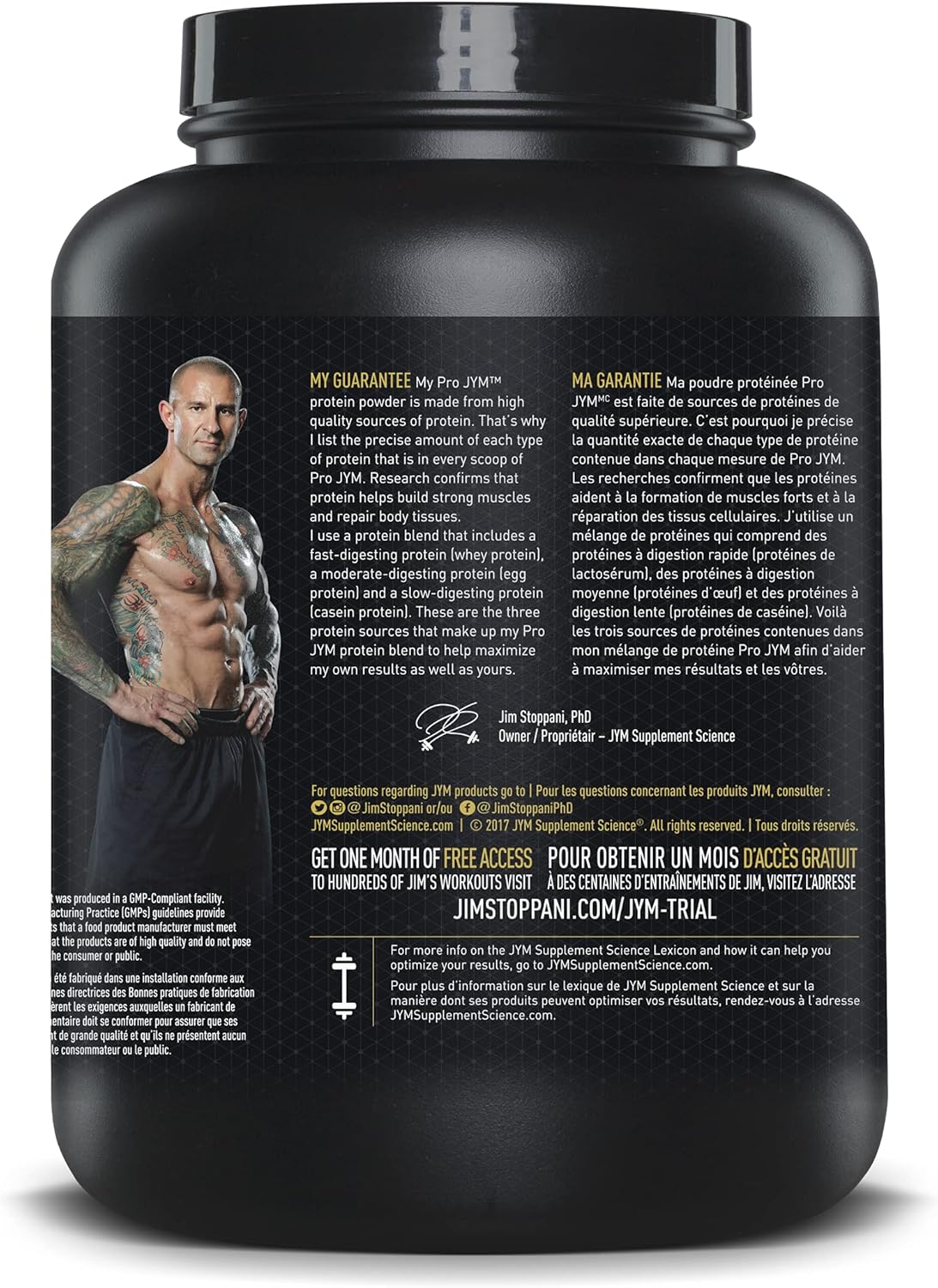 JYM Supplement Science Pro Vanilla Protein Powder - Whey Isolates, Casein, Milk Protein, Lean Muscle Building for Men & Women, 45 Servings