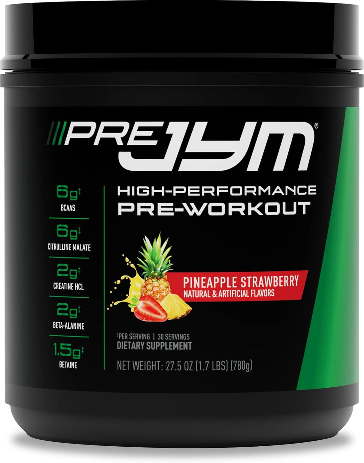 JYM Supplement Science Protein and Pre-Workout Bundle - Vanilla Bean and Pineapple Strawberry Flavors