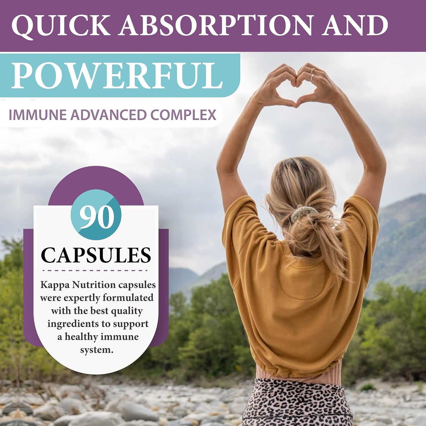 KAPPA NUTRITION Elderberry 12-in-1 Advanced Complex Capsules - 90 Count