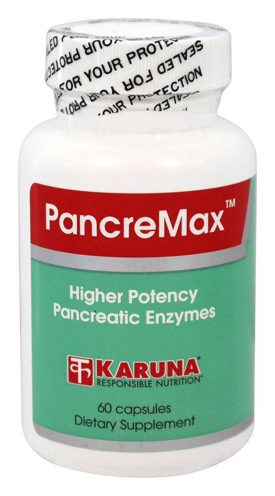 Karuna PancreMax 60 Capsules - Digestive Enzyme Support Supplement