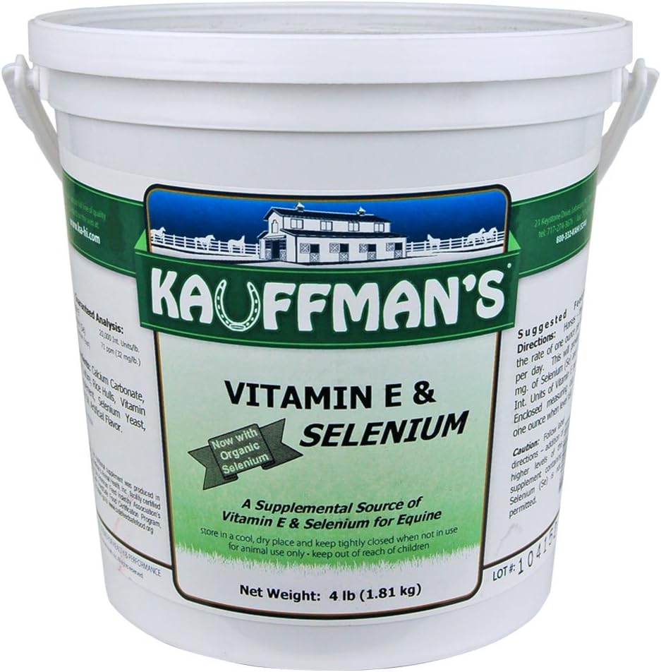 Kauffman's Animal Products 4 lb Vitamin E and Selenium Powder for Livestock
