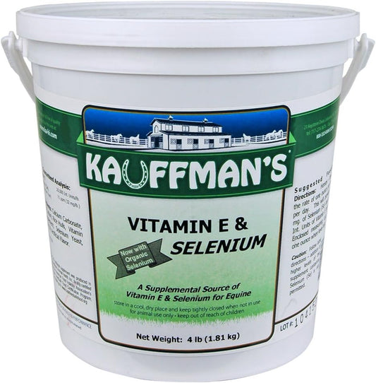 Kauffman's Animal Products 4 lb Vitamin E and Selenium Powder for Livestock