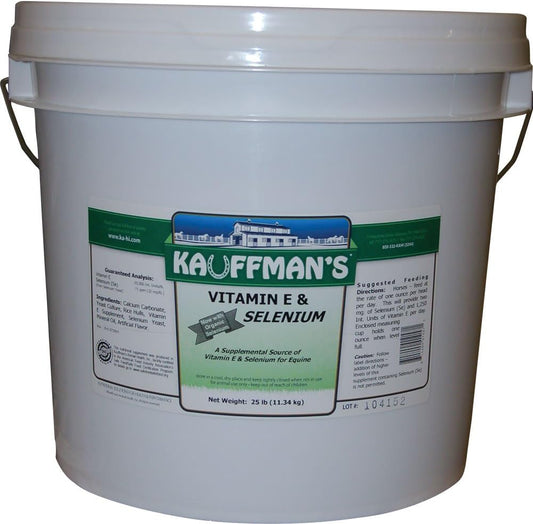 Kauffman's Animal Products Vitamin E and Selenium Powder for Optimal Health and Performance