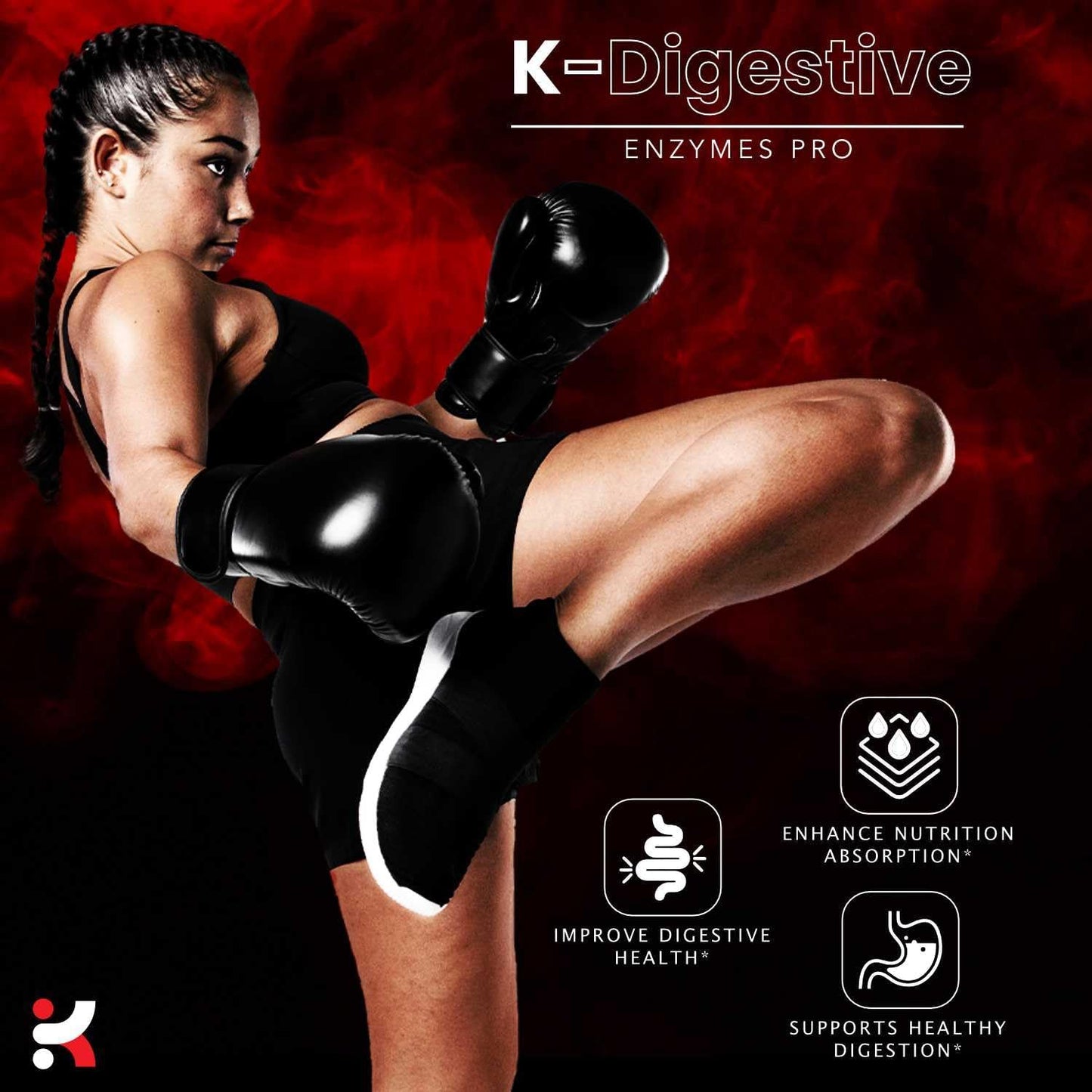 Kenko Essentials K-Digestive Enzymes Pro Supplement - 60 Capsules
