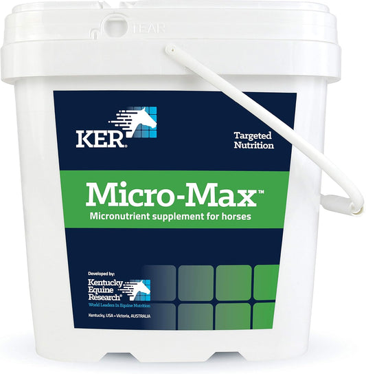 Kentucky Equine Research Micro-Max: Micronutrient Supplement for Horses, 4.5 kg (79 servings) - Boost Your Horse's Health with Essential Micronutrients